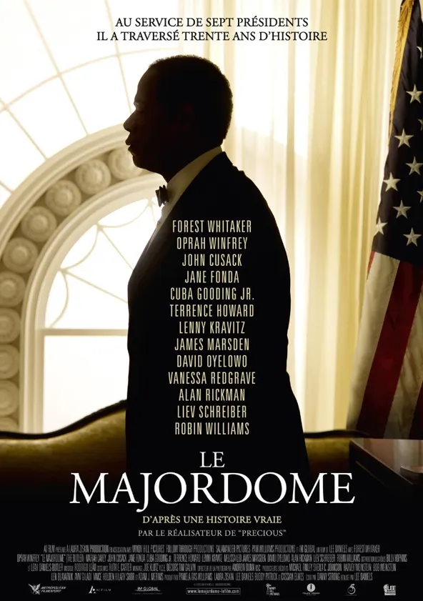 Le majordome (2013) avec Forest Whitaker - Affiche officielle