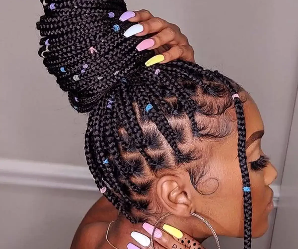Tresses façon africaine N°1: Les braids