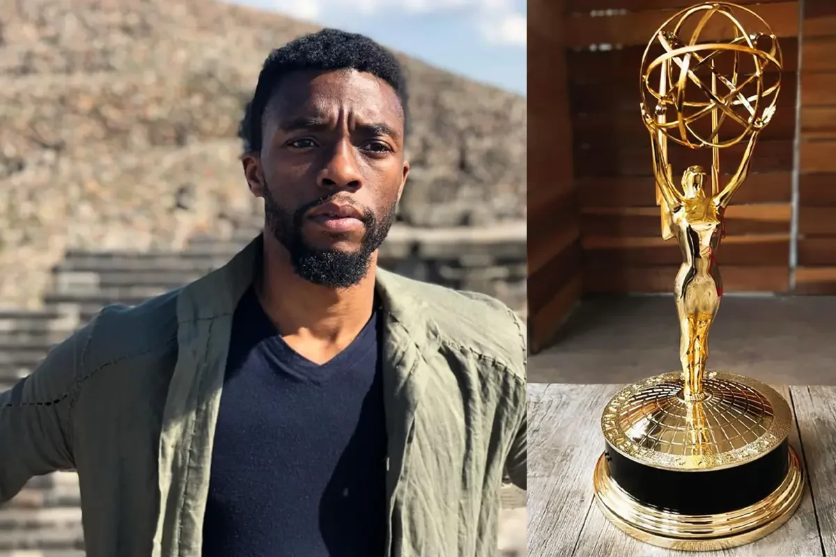Chadwick Boseman reçoit un Emmy Award à titre posthume