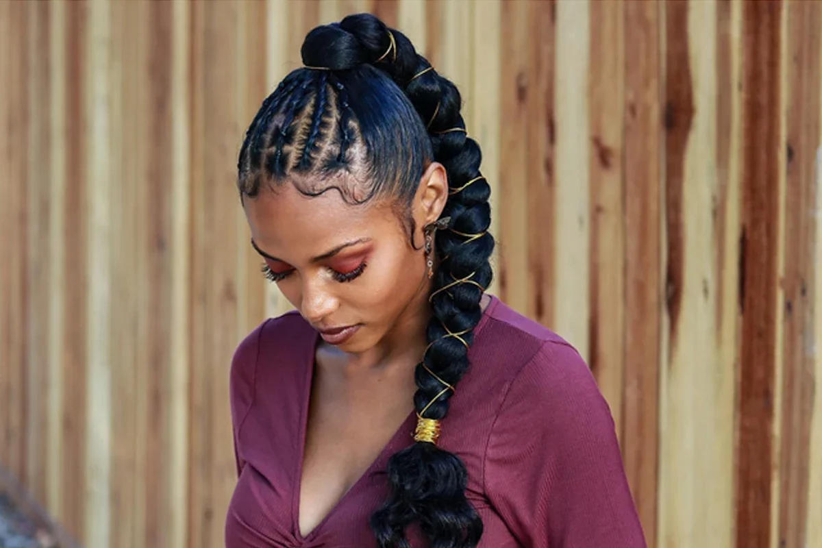 15 inspirations magnifiques de ponytail braid tendance